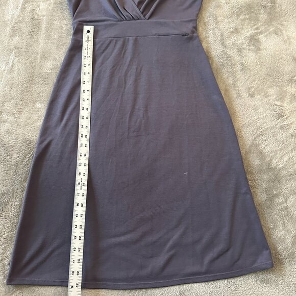 REI Cap Sleeve Dress SMALL Purple Crossover Athletic Pickleball Tennis - Picture 5 of 7